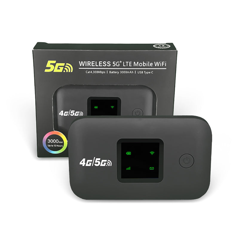 📶🌍 Mobiler 5G-LTE-WLAN-Router – vertragsfrei, 140 Länder, 10 Geräte – überall Highspeed-Internet! ⚡