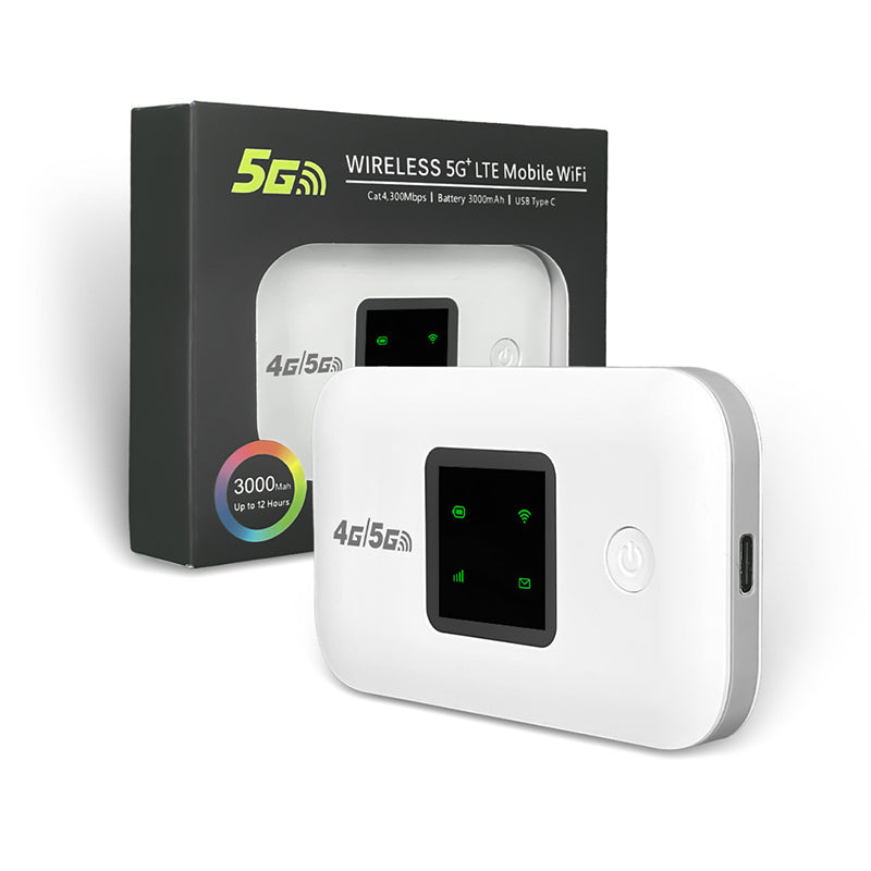 📶🌍 Mobiler 5G-LTE-WLAN-Router – vertragsfrei, 140 Länder, 10 Geräte – überall Highspeed-Internet! ⚡