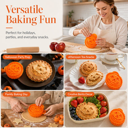 🎃 Halloween-Sonderangebot! 🔥 Diese Teigform darf nicht fehlen! 🍰  Handliche Halloween-Teigform für Pasteten