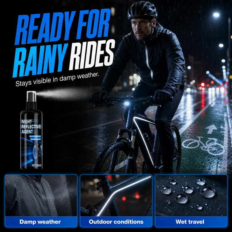 ✨🚴 Reflektierendes Nachtspray – unsichtbar, wasserfest, langlebig – für mehr Sichtbarkeit bei Dunkelheit! 🌟