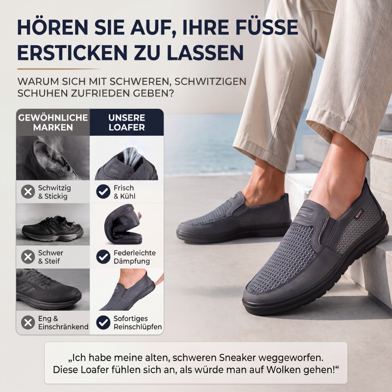 👟💪 Mesh-Slip-On-Schuhe – atmungsaktiv, rutschfest & langlebig – für Freizeit & Alltag! 🌟