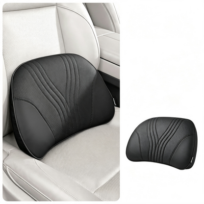 🚗💺 Lordosen- & Nackenstütze – ergonomisch, atmungsaktiv, verstellbar – Rückenschmerzen adé! 🌿
