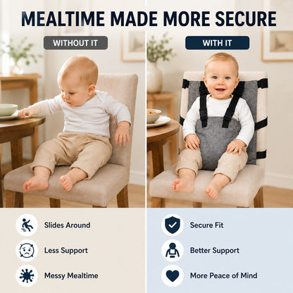 👶 Tragbarer Sicherheitsgurt für Babyhochstühle