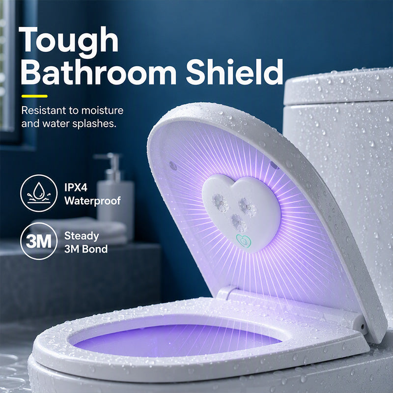 🚽🔬 UVC-Sterilisationslampe – intelligent, kabellos, automatisch – für maximale Hygiene im Bad! 🌿