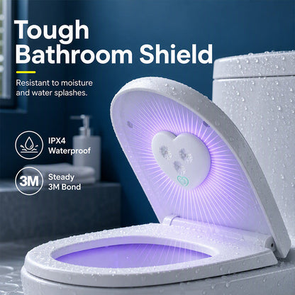 🚽🔬 UVC-Sterilisationslampe – intelligent, kabellos, automatisch – für maximale Hygiene im Bad! 🌿