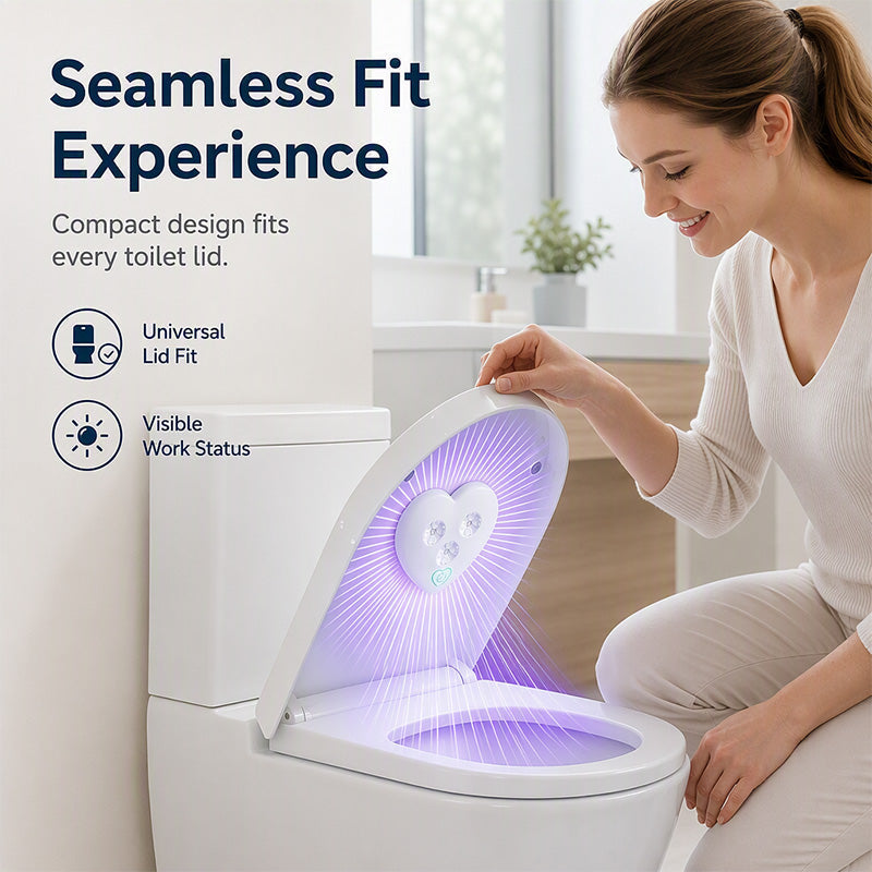 🚽🔬 UVC-Sterilisationslampe – intelligent, kabellos, automatisch – für maximale Hygiene im Bad! 🌿