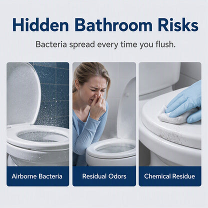 🚽🔬 UVC-Sterilisationslampe – intelligent, kabellos, automatisch – für maximale Hygiene im Bad! 🌿
