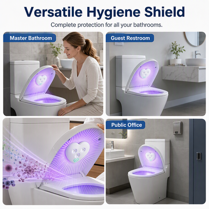 🚽🔬 UVC-Sterilisationslampe – intelligent, kabellos, automatisch – für maximale Hygiene im Bad! 🌿