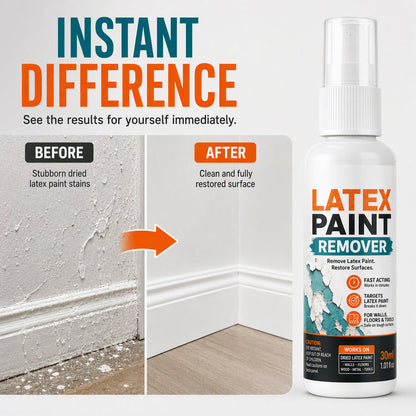 Latex-Farbentferner-Spray für verschiedene Oberflächen