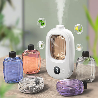 ✨50 % RABATT✨🎶Automatischer Aromatherapie-Diffusor 🌿✨ | Ultraschall-Zerstäubung · Zeitgesteuertes Sprühen · Smart Display · Wand- & Tischmontage