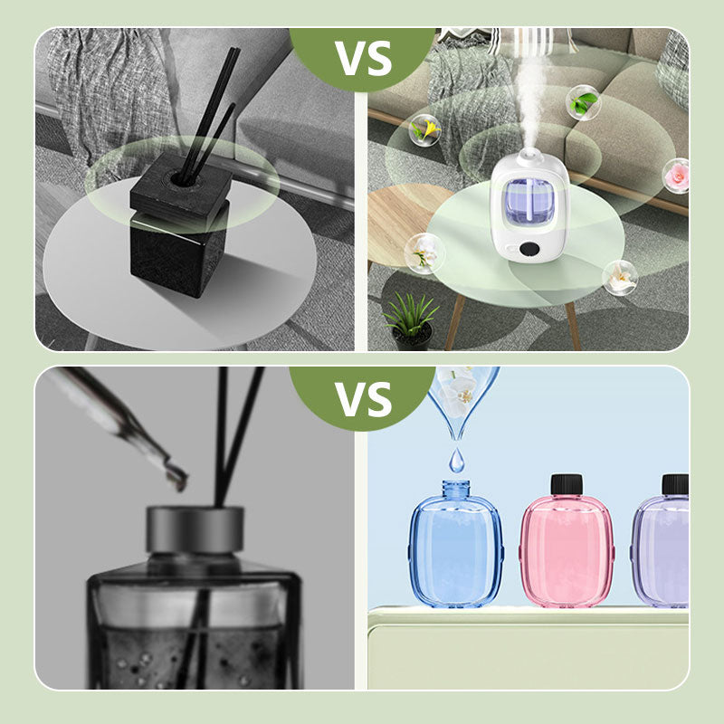 ✨50 % RABATT✨🎶Automatischer Aromatherapie-Diffusor 🌿✨ | Ultraschall-Zerstäubung · Zeitgesteuertes Sprühen · Smart Display · Wand- & Tischmontage