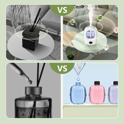 ✨50 % RABATT✨🎶Automatischer Aromatherapie-Diffusor 🌿✨ | Ultraschall-Zerstäubung · Zeitgesteuertes Sprühen · Smart Display · Wand- & Tischmontage