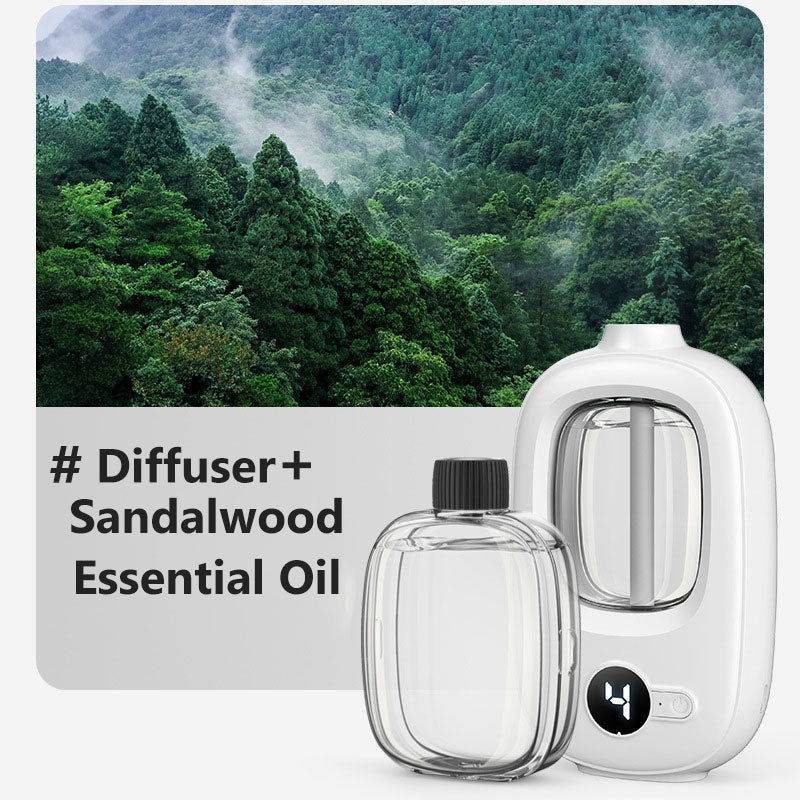 ✨50 % RABATT✨🎶Automatischer Aromatherapie-Diffusor 🌿✨ | Ultraschall-Zerstäubung · Zeitgesteuertes Sprühen · Smart Display · Wand- & Tischmontage