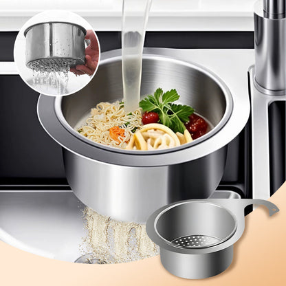 🧺🛠️ Vielseitiger Hänge-Siebkorb – rostfrei, platzsparend, stabil – für Spüle & Arbeitsplatte! 🌟