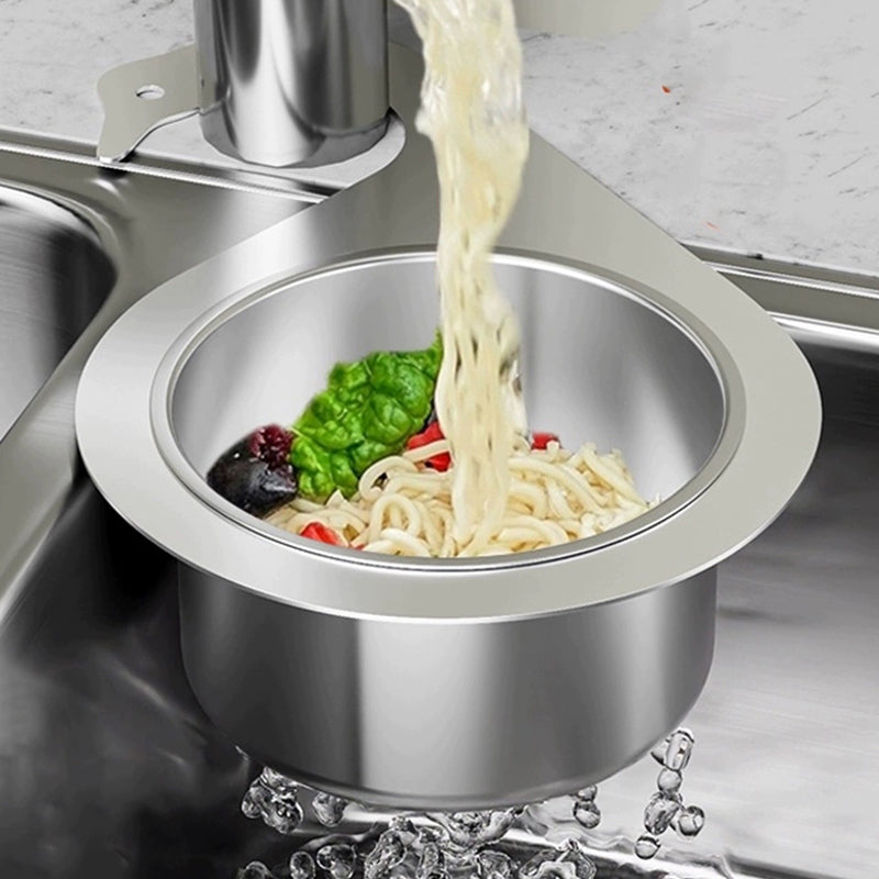 🧺🛠️ Vielseitiger Hänge-Siebkorb – rostfrei, platzsparend, stabil – für Spüle & Arbeitsplatte! 🌟