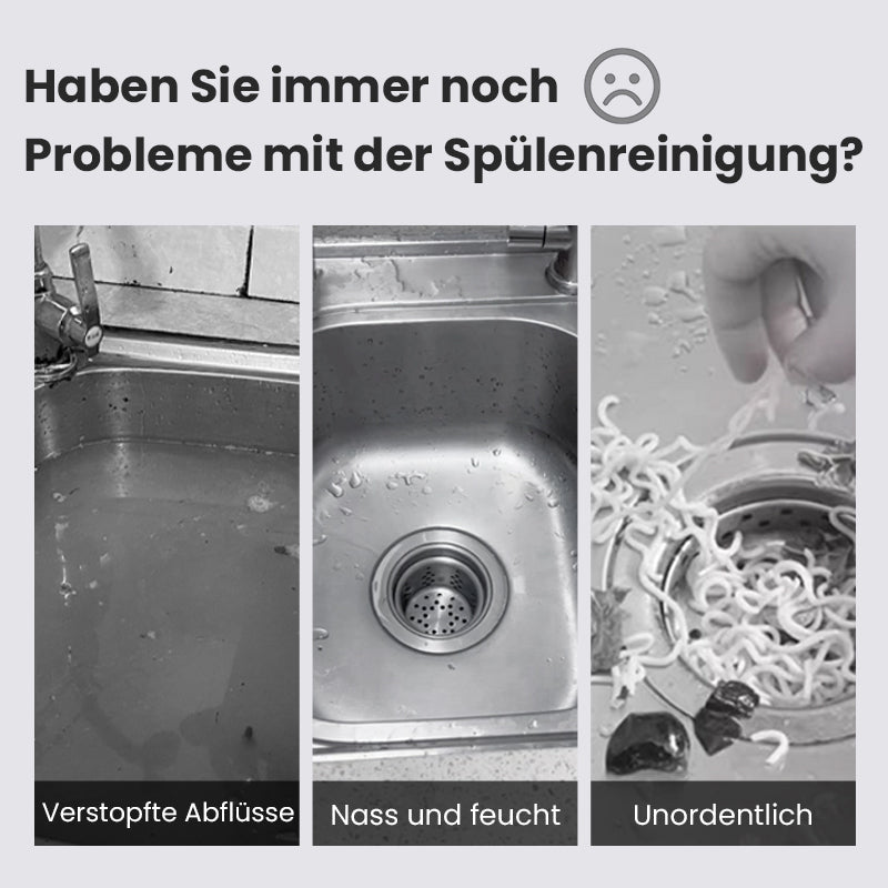 🧺🛠️ Vielseitiger Hänge-Siebkorb – rostfrei, platzsparend, stabil – für Spüle & Arbeitsplatte! 🌟