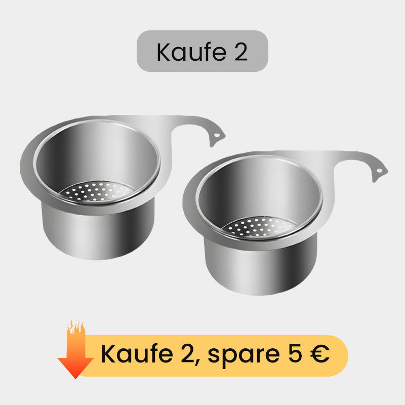 🧺🛠️ Vielseitiger Hänge-Siebkorb – rostfrei, platzsparend, stabil – für Spüle & Arbeitsplatte! 🌟