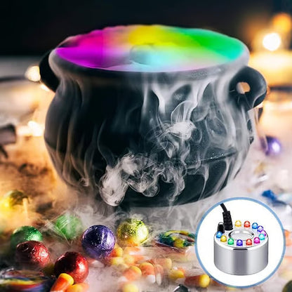 ⚡🎃🔥Ultraschall-Nebelmaschine mit 12 LEDs