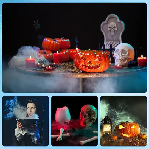 ⚡🎃🔥Ultraschall-Nebelmaschine mit 12 LEDs