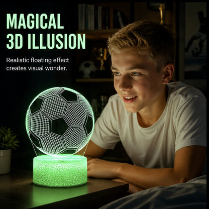 ⚽💡 Glow Soccer Licht – LED, 16 Farben, Fernbedienung – perfekte Dekoration für kleine Kicker! ⚡