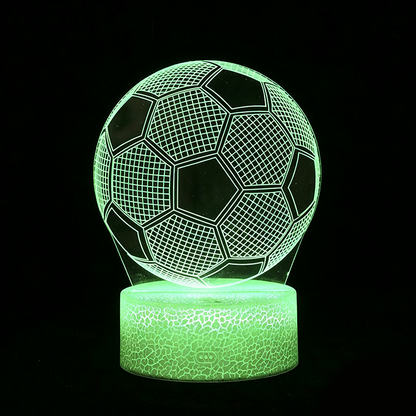 ⚽💡 Glow Soccer Licht – LED, 16 Farben, Fernbedienung – perfekte Dekoration für kleine Kicker! ⚡