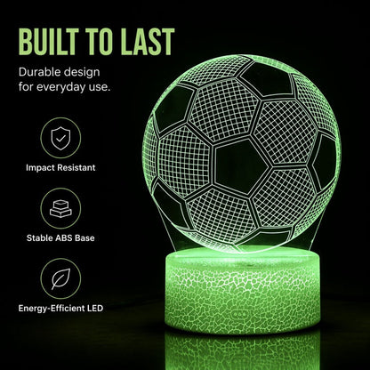 ⚽💡 Glow Soccer Licht – LED, 16 Farben, Fernbedienung – perfekte Dekoration für kleine Kicker! ⚡