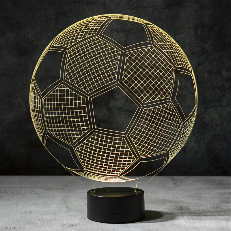 ⚽💡 Glow Soccer Licht – LED, 16 Farben, Fernbedienung – perfekte Dekoration für kleine Kicker! ⚡