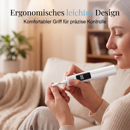 ⏳Zeitlich begrenztes Angebot⏳ 💅 Professionelles elektrisches Nagelfräser-Set – Hornhautentfernung, austauschbare Aufsätze & intelligentes LED-Display ✨