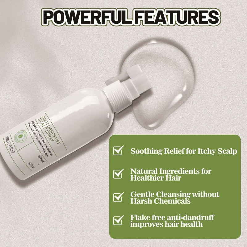 🛡️🌱 Kopfhautspray gegen Schuppen & Juckreiz – beruhigend, feuchtigkeitsspendend – für gesundes Haar! 💪