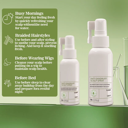 🛡️🌱 Kopfhautspray gegen Schuppen & Juckreiz – beruhigend, feuchtigkeitsspendend – für gesundes Haar! 💪
