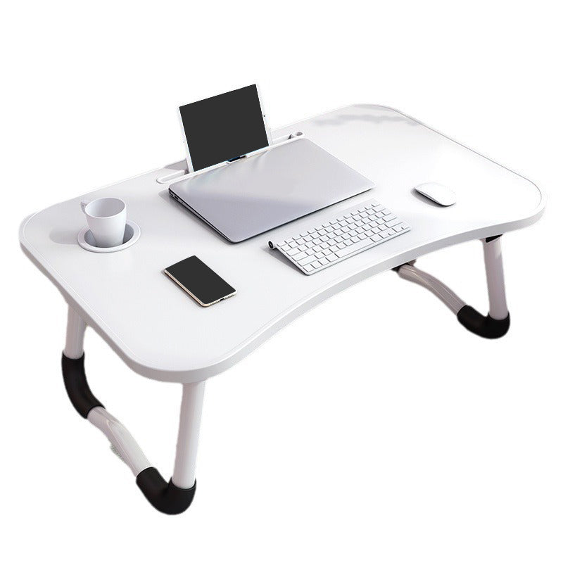 💻🛏️ Faltbarer Bett-Laptoptisch – Becherhalter, rutschfest & platzsparend – perfekt für Sofa & Bett! 🌟
