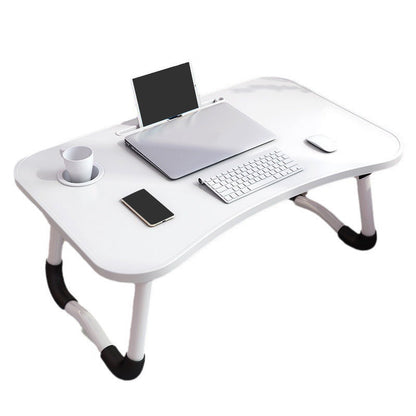 💻🛏️ Faltbarer Bett-Laptoptisch – Becherhalter, rutschfest & platzsparend – perfekt für Sofa & Bett! 🌟