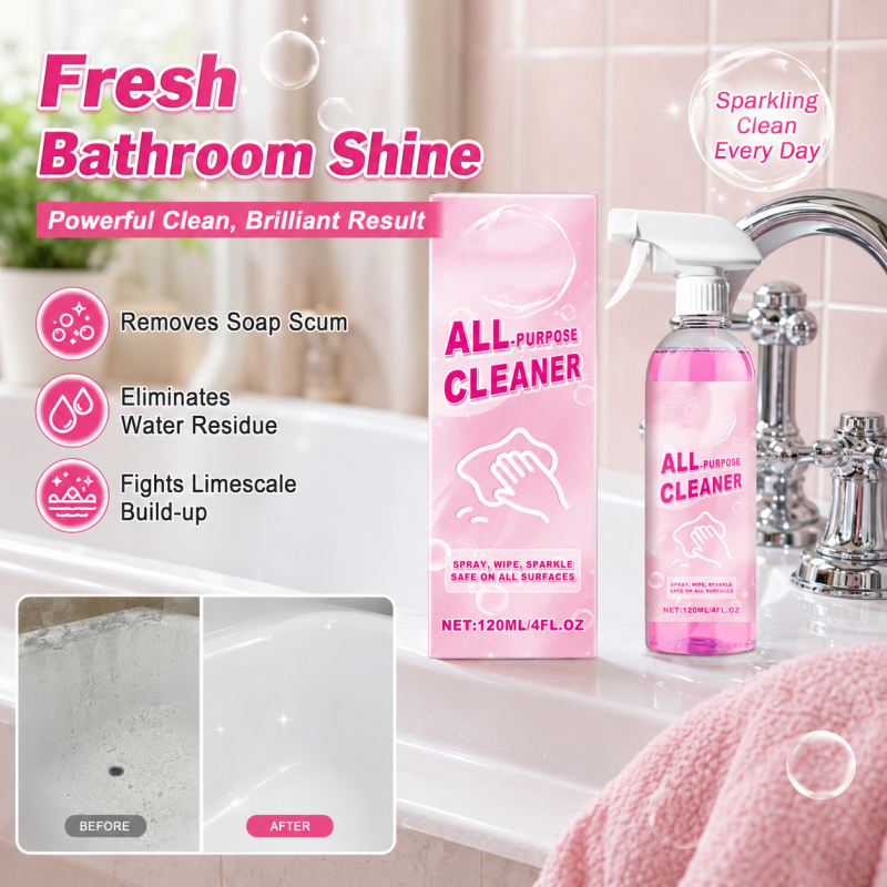 🛡️🧼 Badezimmer-Reinigungsspray – antibakteriell, kalklösend – frischer Duft & Glanz! 💪