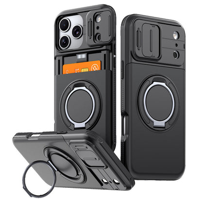 📱 Stoßfeste Handyhülle mit Kartenfach & Kameraschutz – für iPhone 11–17, in 5 Farben 🛡️✨