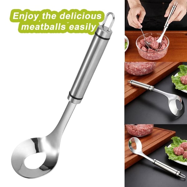 🥄 50 % RABATT ✨ Abtropflöffel für Fleischbällchen – Servieren ohne zu kleckern, auch für Eis und Melone geeignet, einfach und schnell 🍦🍈