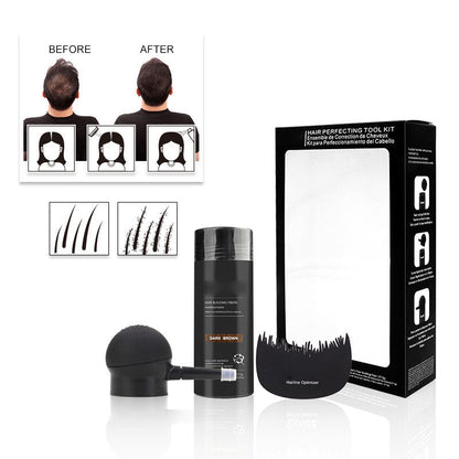 💆‍♀️💯 Haarfasern-Set – kaschiert kahle Stellen, wasserfest & natürlich – sofort mehr Volumen! ✨