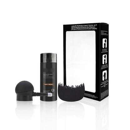 💆‍♀️💯 Haarfasern-Set – kaschiert kahle Stellen, wasserfest & natürlich – sofort mehr Volumen! ✨