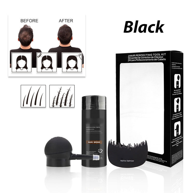 💆‍♀️💯 Haarfasern-Set – kaschiert kahle Stellen, wasserfest & natürlich – sofort mehr Volumen! ✨