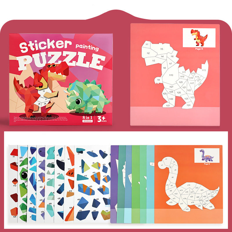 🎨🔷 Stickerbuch Geometrie – kreativ, lehrreich & bunt – perfekte Beschäftigung für zu Hause! 🌟