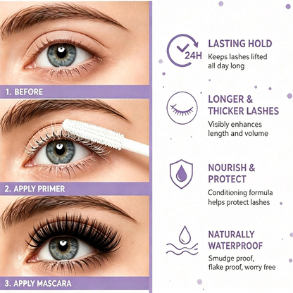 💙✨ Volumen-Mascara-Primer – langanhaltend, pflegend & intensiv – für voluminöse Wimpern! 💪
