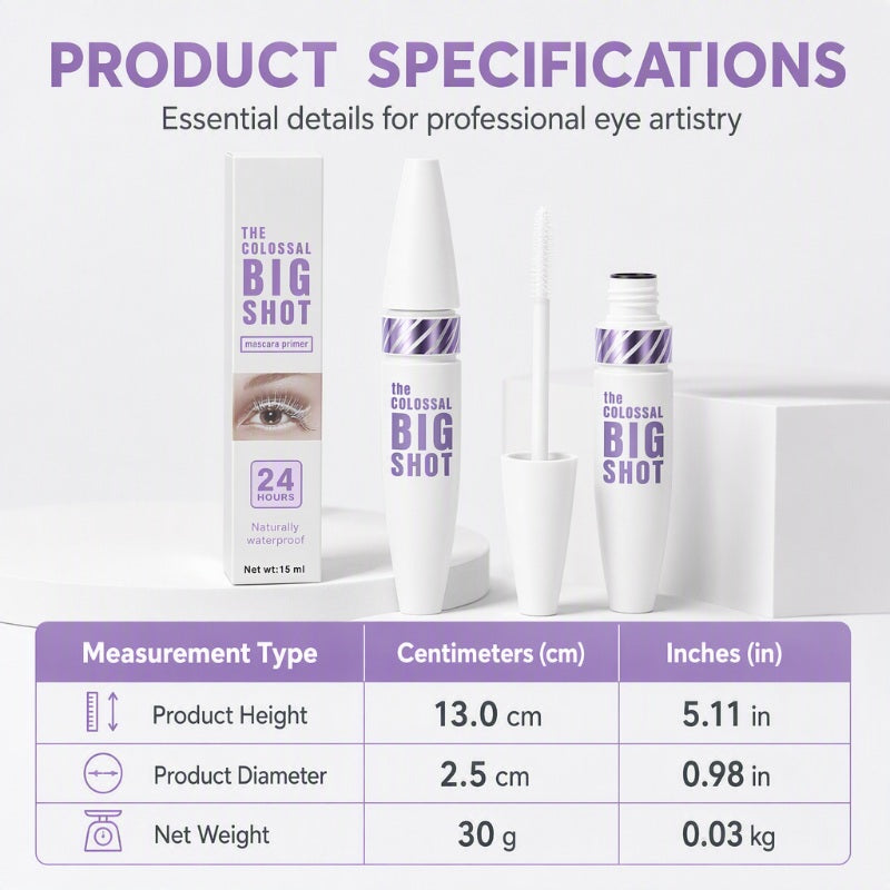 💙✨ Volumen-Mascara-Primer – langanhaltend, pflegend & intensiv – für voluminöse Wimpern! 💪