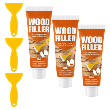 🛠️🪵 Holzfüller – Risse & Löcher füllen – glattes Finish, sofort einsetzbar! 💪