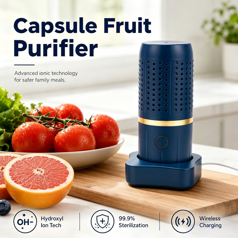 🥦💧 Kabelloser Lebensmittelreiniger – entfernt Pestizide & Bakterien – für gesunde Ernährung! 💪