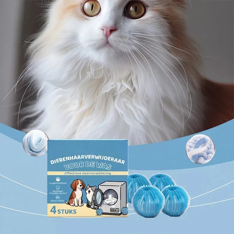 🔥🎁 2+1 GRATIS!!🥳💞 50K+ VERKAUFT! ⚡🐾Wiederverwendbare Waschkugeln zum Entfernen von Tierhaaren