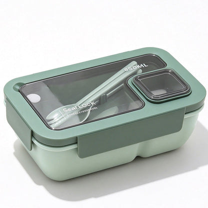 🍱 Mikrowellen-Lunchbox mit Fächern & Besteckfach – PP, spülmaschinenfest, 850–1100 ml 🥗✨