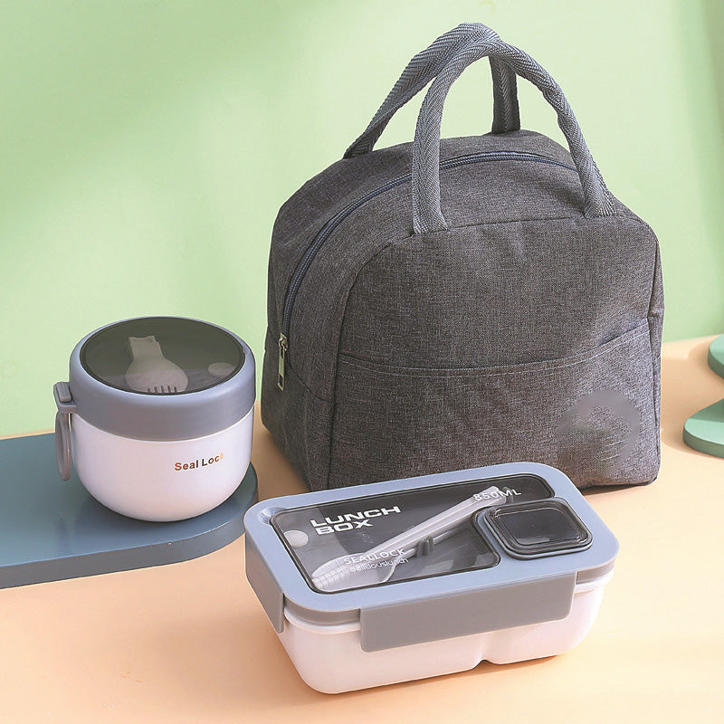 🍱 Mikrowellen-Lunchbox mit Fächern & Besteckfach – PP, spülmaschinenfest, 850–1100 ml 🥗✨