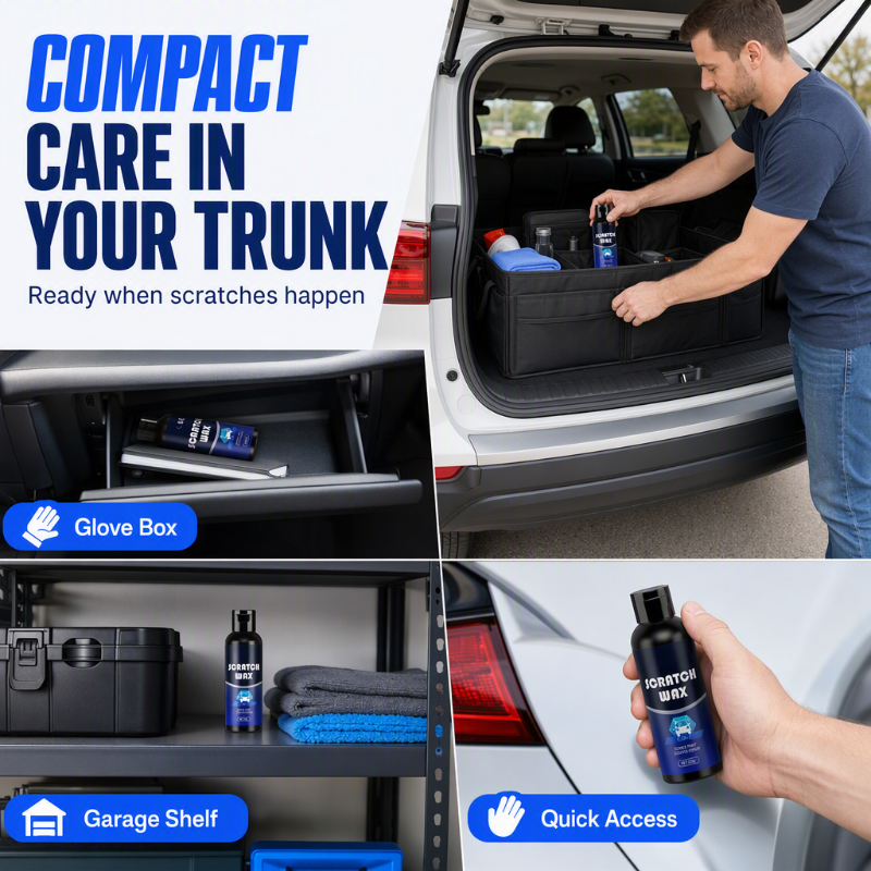 🚗💎 Kratzer-Reparatur-Wachs – für alle Lackfarben, streifenfrei & schützend – einfach auftragen! ✨