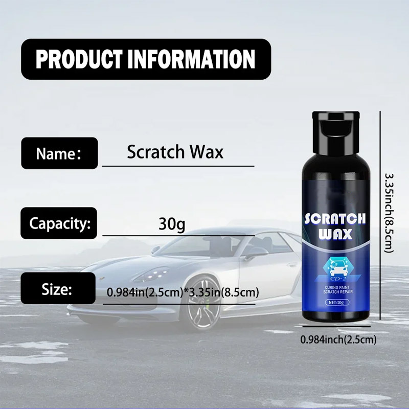 🚗💎 Kratzer-Reparatur-Wachs – für alle Lackfarben, streifenfrei & schützend – einfach auftragen! ✨
