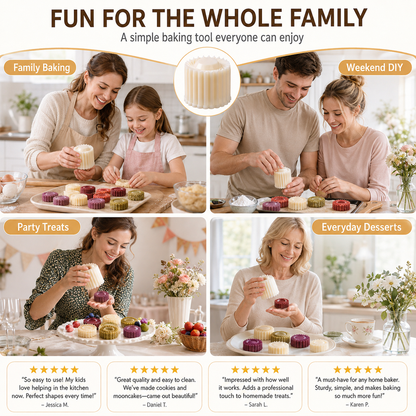 🥟✨ Doppelseitige Teigform – Verschiedene Formen auf jeder Seite, perfektes Verschließen für Empanadas, Kekse und Teigtaschen 🍪👌