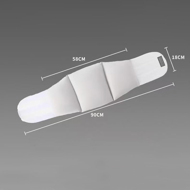 🛏️ Ergonomisches Lendenstützkissen – 360° Unterstützung, wrap-around Design, für erholsamen Schlaf 💤✨